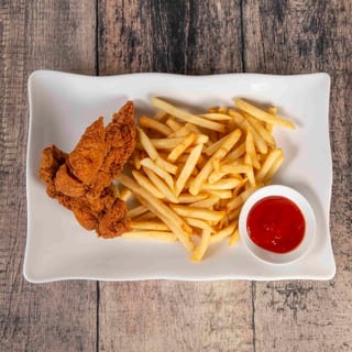 2 Halal Chicken Tenders with Fries