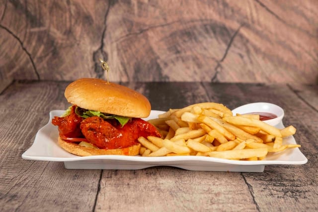 Halal Bisbas Chicken Sandwich.