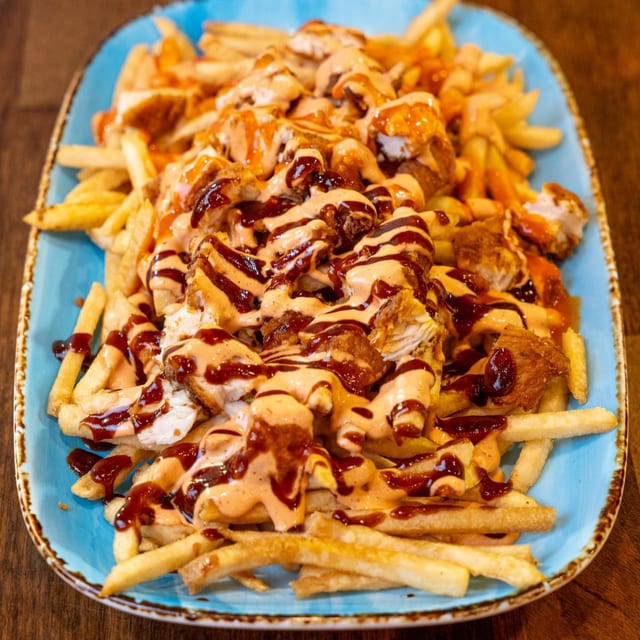 Halal Buffalo Fries.
